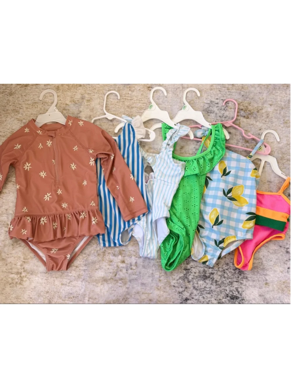 Girls Swimsuit Bundle 3T 4T Beach Riot Summer Swimwear Lot - Picture 2 of 9